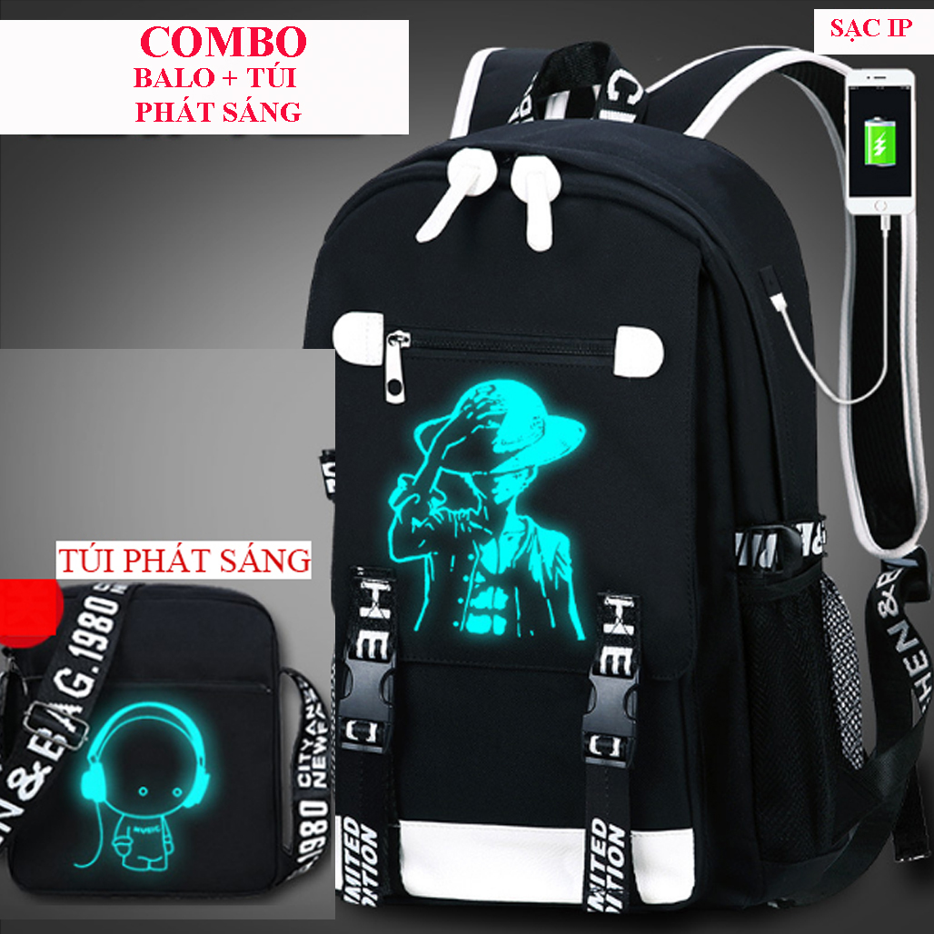 COMBO BALO NAM DẠ QUANG PHÁT SÁNG - TẶNG TÚI ĐEO CHÉO CÁ TÍNH