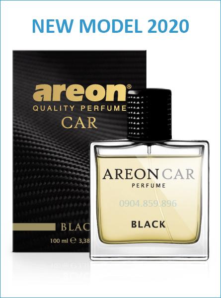 Nước hoa ô tô cao cấp areon car black perfume 100ml - nhập khẩu bulgaria