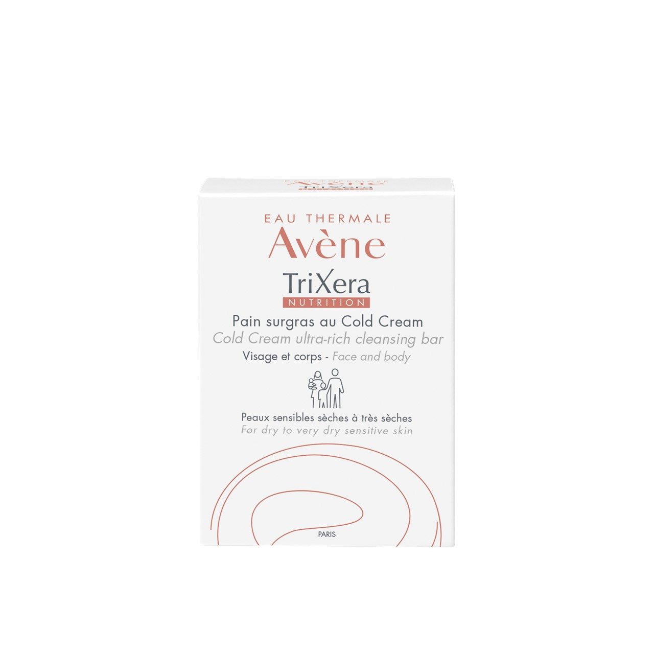 Xà phòng bánh Avene Trixera Cold cream Ultra Rich Cleansing Bar 100g