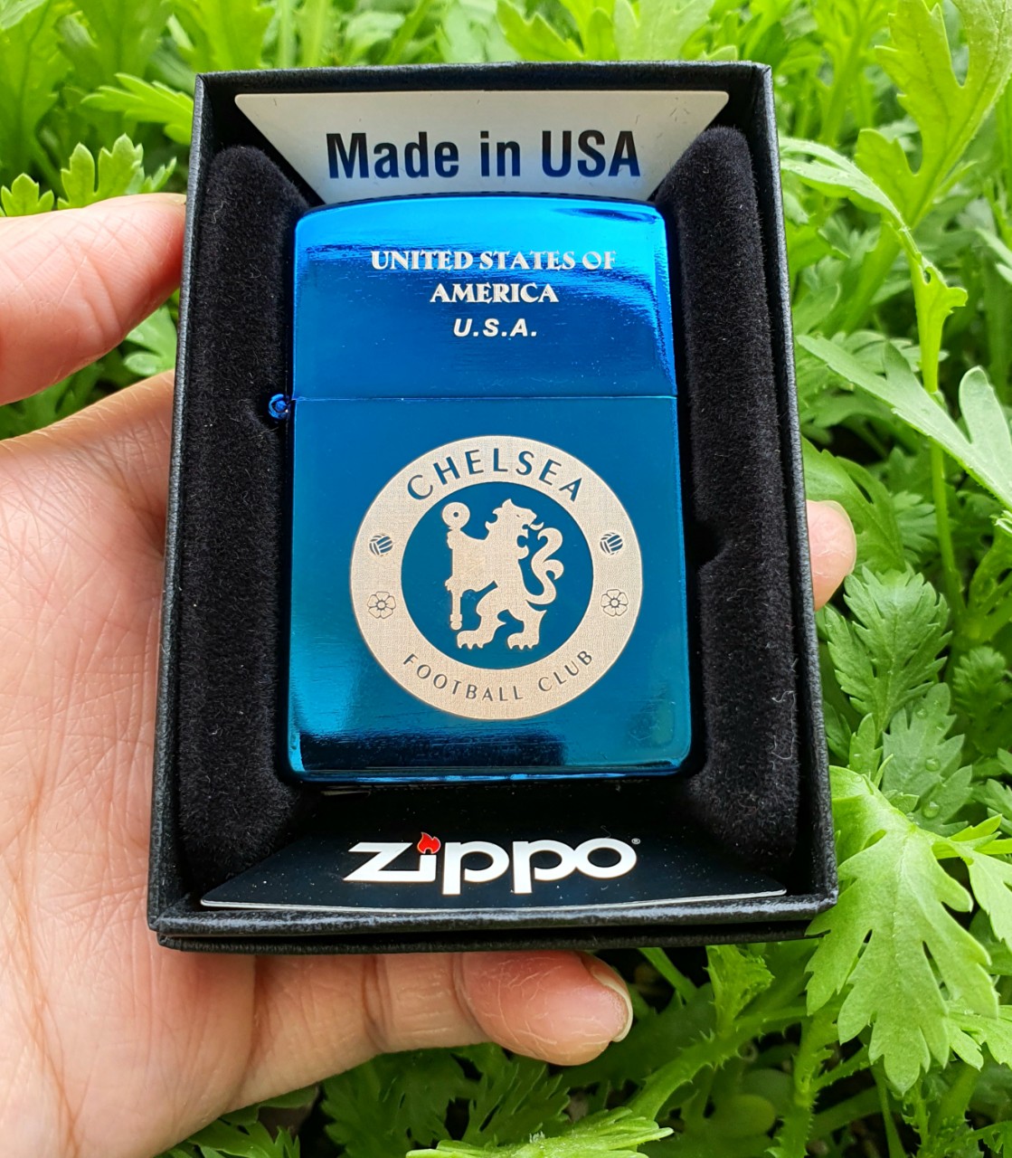 Bật Lửa Zippo Đội Bóng CHEL.SEA Đời La Mã Có Tem Đỏ ( Tặng Đá Bấc Xịn) Hộp Quẹt Thích Hợp Làm Quà Sưu Tầm