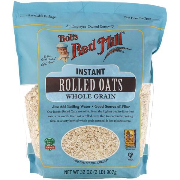 Yến mạch cán ăn liền hiệu Bob Red Mill - Instant oats.