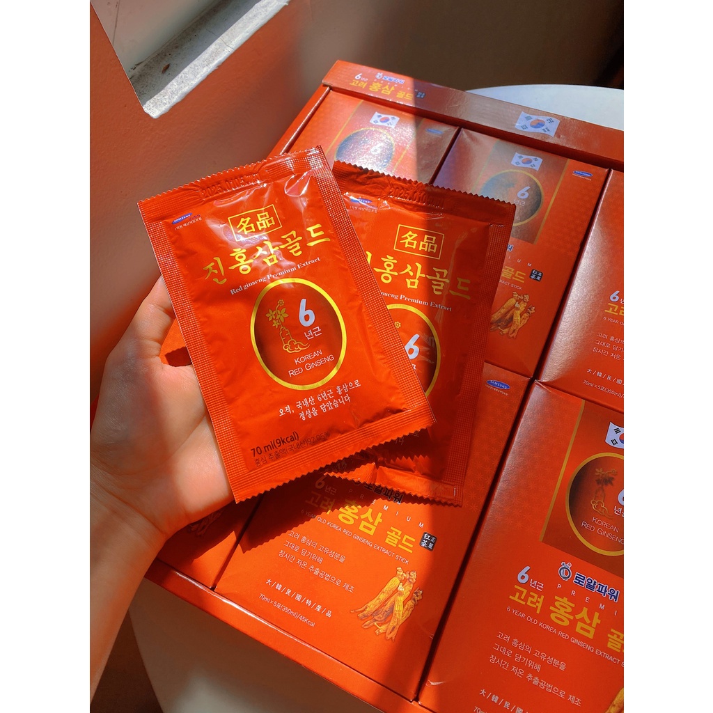 1 Gói Korea Red Ginseng Nước Hồng Sâm Cao Cấp Hàn Quốc - SẢN PHẨM CỰC KÌ CHẤT LƯỢNG, ĐẢM BẢO SỬ DỤNG ƯNG Ý, ĐƯỢC ƯA THÍCH TRÊN THỊ TRƯỜNG HIỆN NAY, ỦNG HỘ SHOP NHÉ