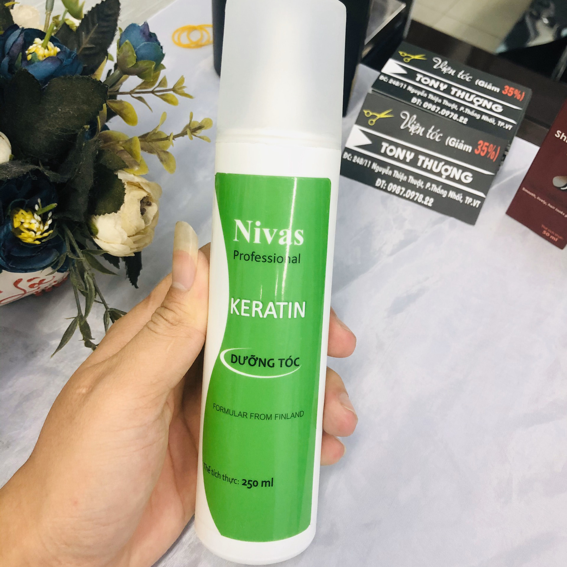Xịt Dưỡng Phục Hồi Độ Ẩm Và Dưỡng Tóc Mềm Mượt KERATIN Dành Cho Tóc Khô Xơ và BẢO VỆ TÓC KHI KẸP NHIỆT