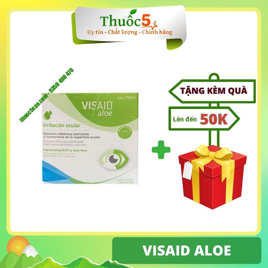 [GIÁ GỐC] Dung dịch nhỏ mắt Visaid Aloe hộp 30 ống