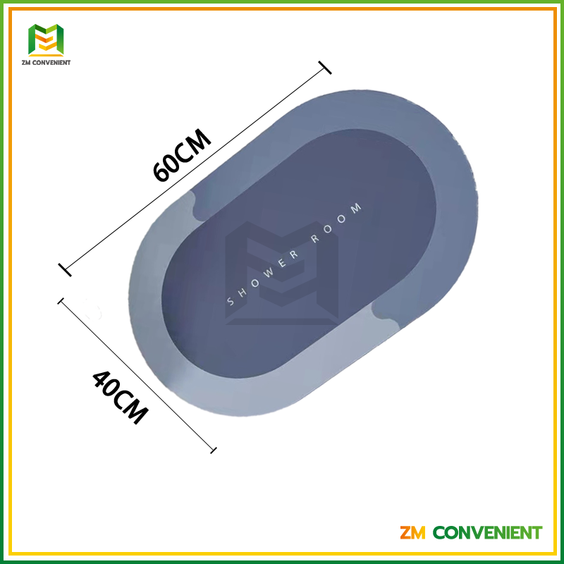 Thảm lót cửa chùi chân chống trượt,Thảm lau chân cao cấp silicon siêu thấm nước,hút nước hiệu quả tiện dụng