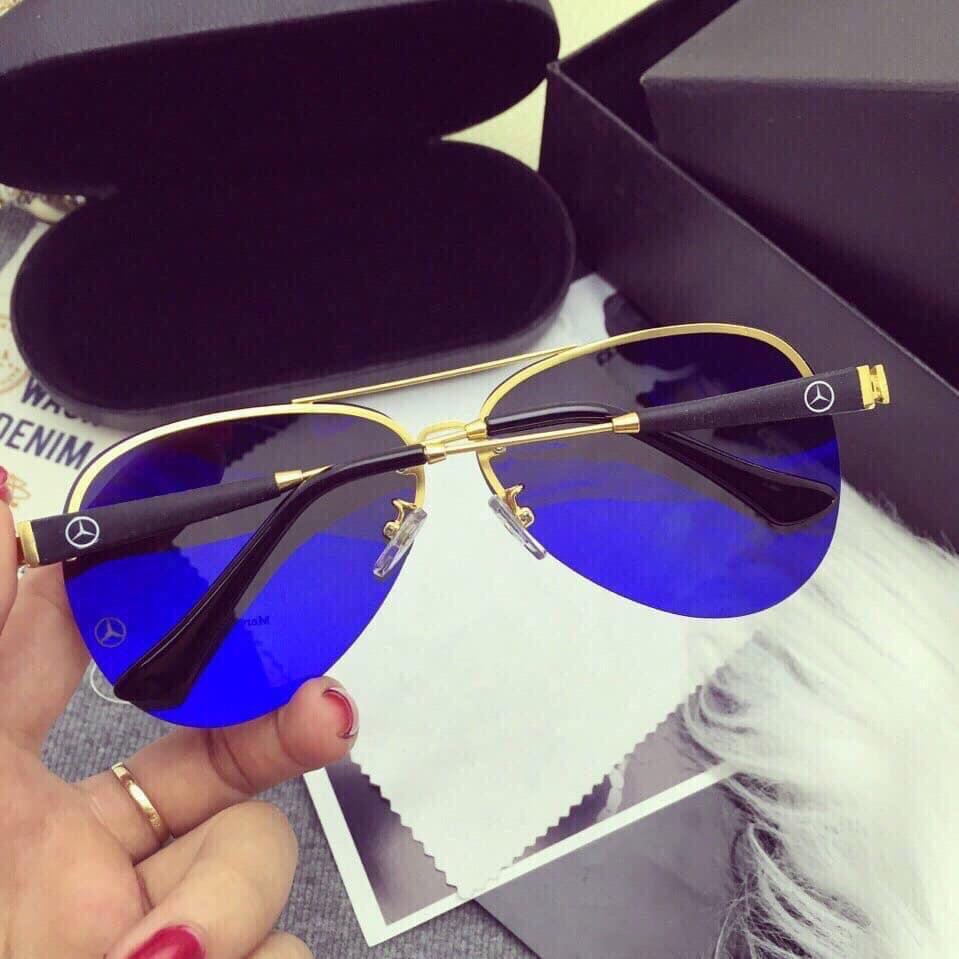 Mắt Kính Mát Nam tròng Polarized – Kính mát nam đẹp tặng kèm túi đựng kính và khăn lụa