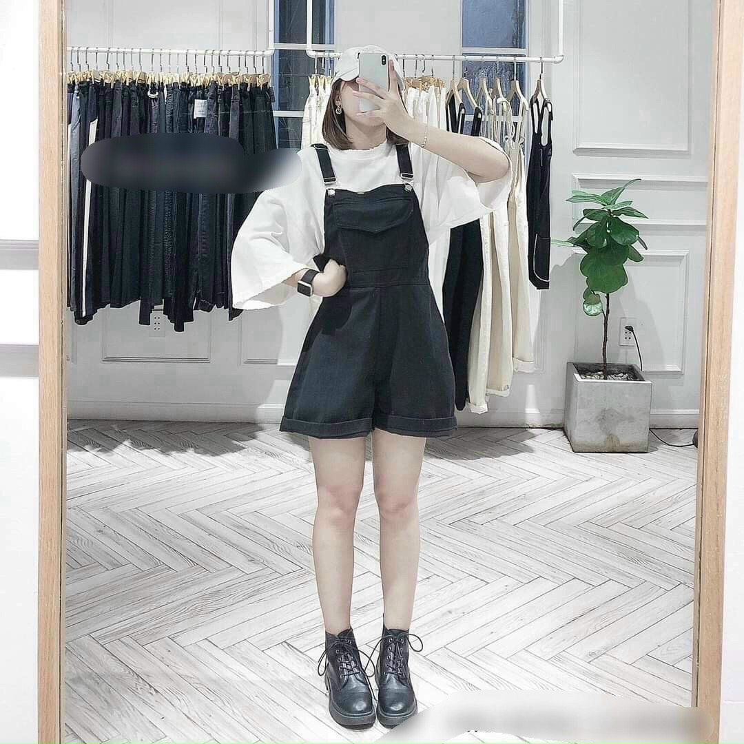 [HCM]Yếm kaki jean nữ form rộng lưng cao mẫu mới siêu hót tại Thuydieushop97 thời trang trẻ trung năng động jm4