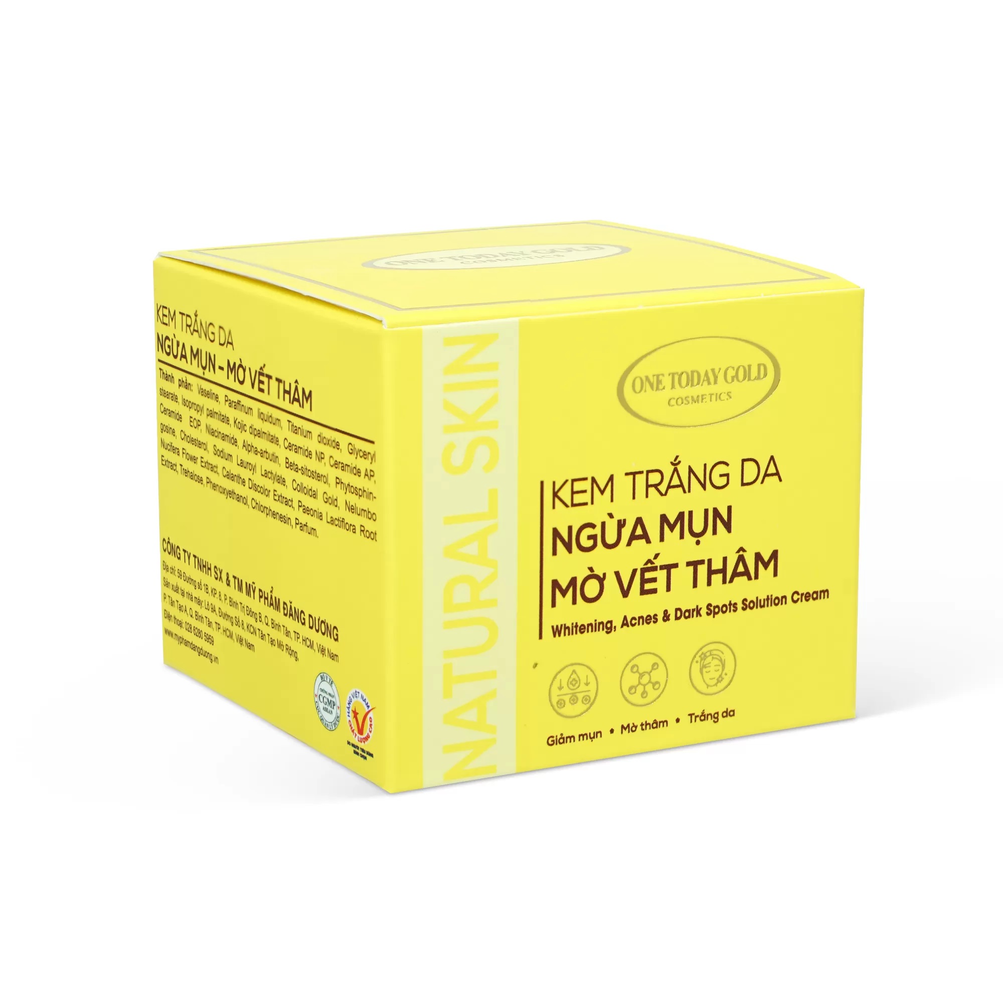 Kem trắng da ngừa mụn, mờ vết thâm 7g
