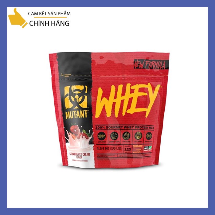 [HCM]SỮA DINH DƯỠNG TĂNG CƠ NUÔI CƠ XÂY DỰNG CƠ BẮP MUTANT WHEY 10lbs (4.5kgs) TỪ CANADA