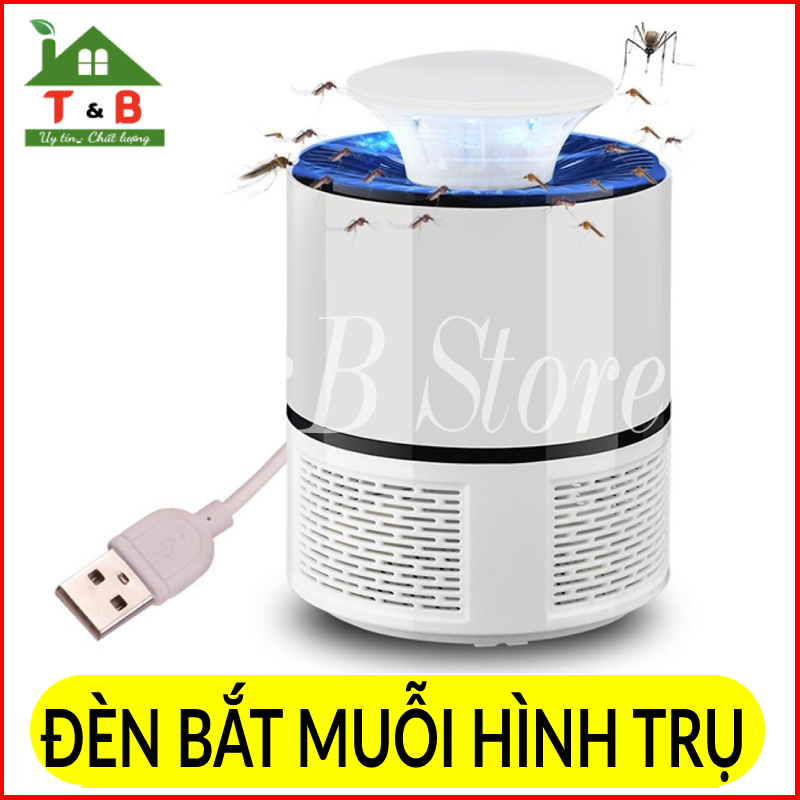 Đèn bắt muỗi hình trụ , đèn ngủ hình trụ ,bóng đèn led trang trí cắm cổng USB cao cấp , tiện dụng