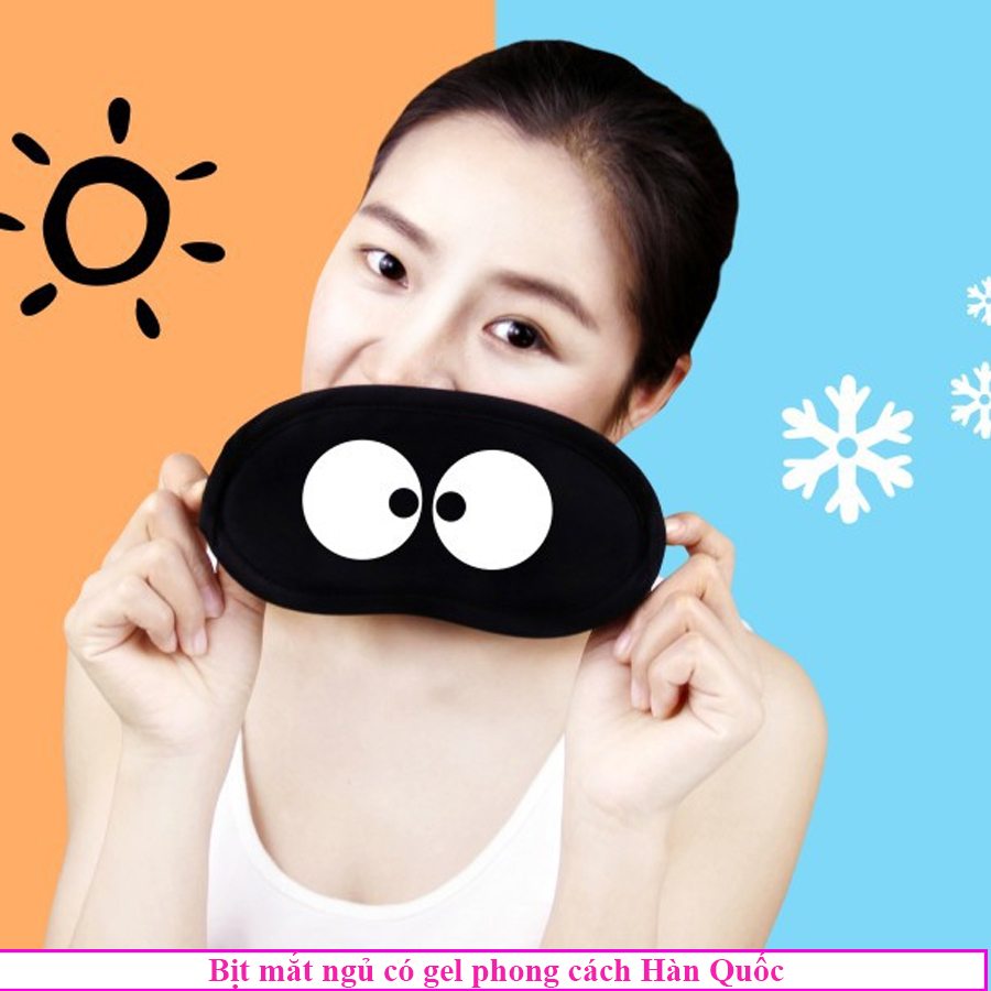 Miếng che mắt dễ ngủ, ngủ trưa , bịt mắt ngủ có gel làm mát – BMN19