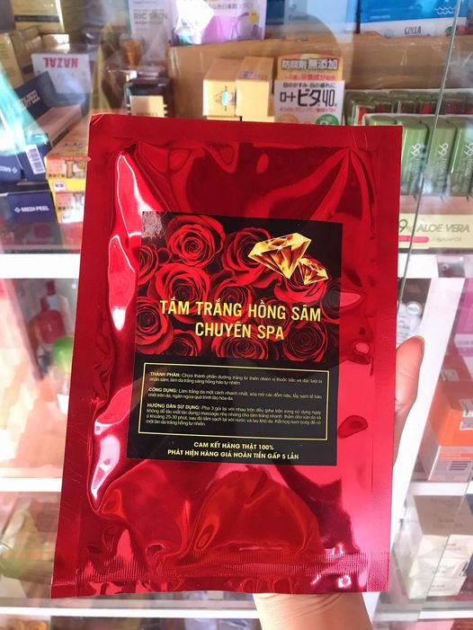 Tắm Trắng Hồng Sâm