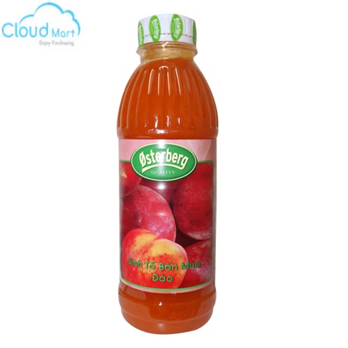 Sinh tố osterberg đào peach – 1l- nguyên vật liệu pha chế - cloud mart