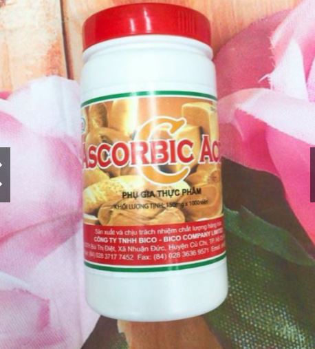 Phụ gia thực phẩm ascorbic acid 1000 viên- giao 1 hộp