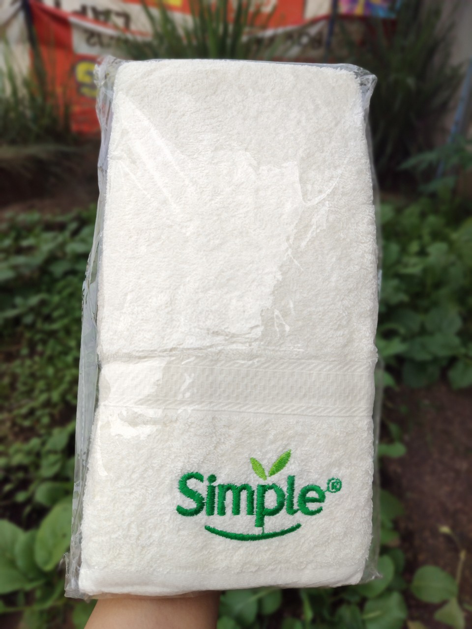 Khăn tắm Clear/Trensemme/simple kích thước 60cm x 120cm, cotton 100%