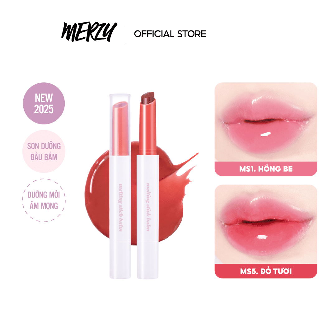 Son Dưỡng Môi Merzy More Shine Melting Stick Balm