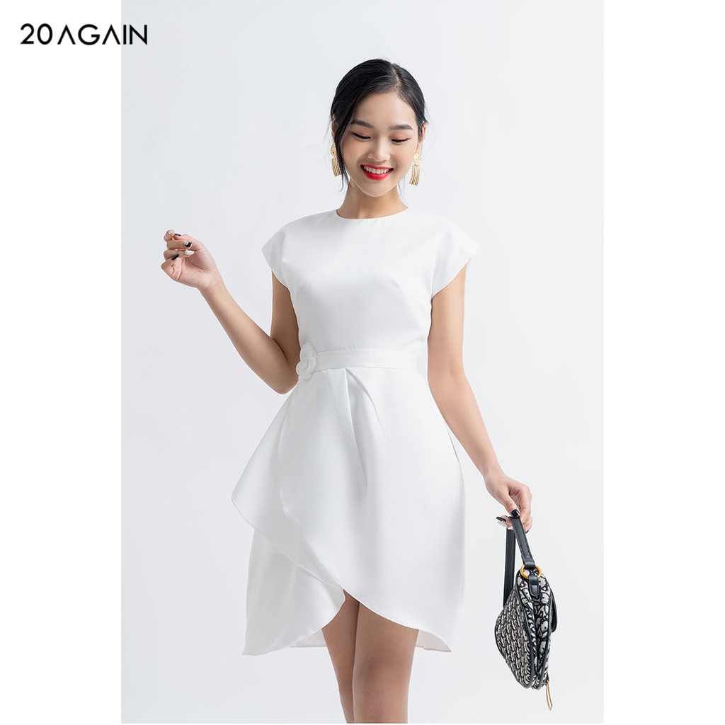 Mua Set đồ nữ - váy đầm nữ croptop chất xốp chân váy ngắn chữ A 2 màu trắng  đen tay ngắn phồng cổ tròn khuy ngọc V23 - Yeep