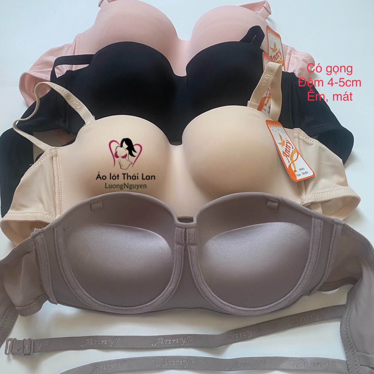 áo lót nữ áo ngực cup ngang đệm dày Thái Lan 9685 có gọng nâng ngực vải mát, chất lượng đảm bảo và cam kết hàng đúng mô tả