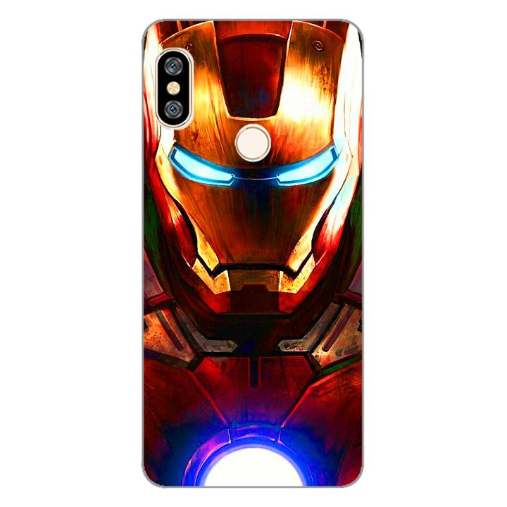 Ốp lưng xiaomi redmi note 5 - silicon dẻo - iron man 02