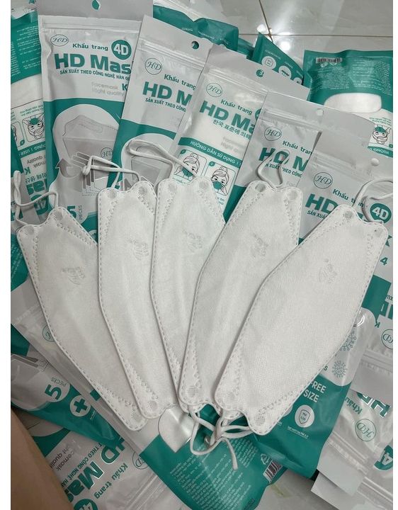 Sét 150 chiếc khẩu trang kf94 4d mask kháng khuẩn công nghê hàn quốc 15 bịch bịch 10 cái