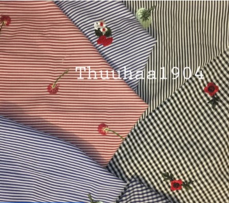 Bandana- khăn choàng đầu họa tiết thêu