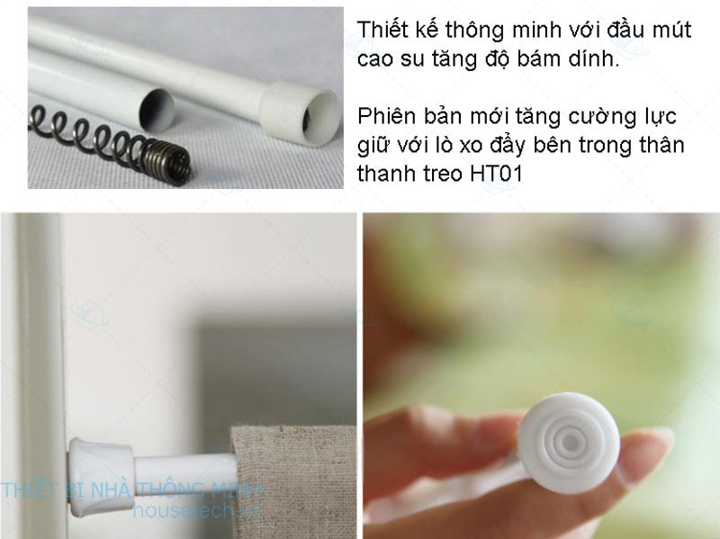 Thanh treo đa năng Nhật Bản HT01 – không cần bắt vít