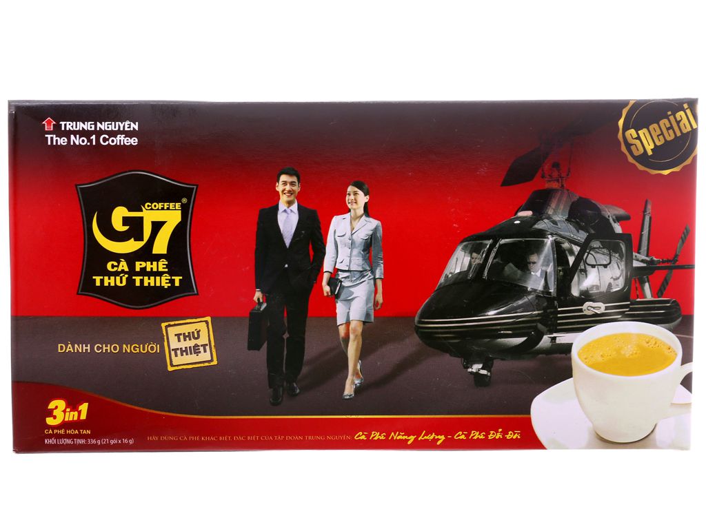 Cà Phê G7 3in1 336G Hộp 16g x 21 Gói
