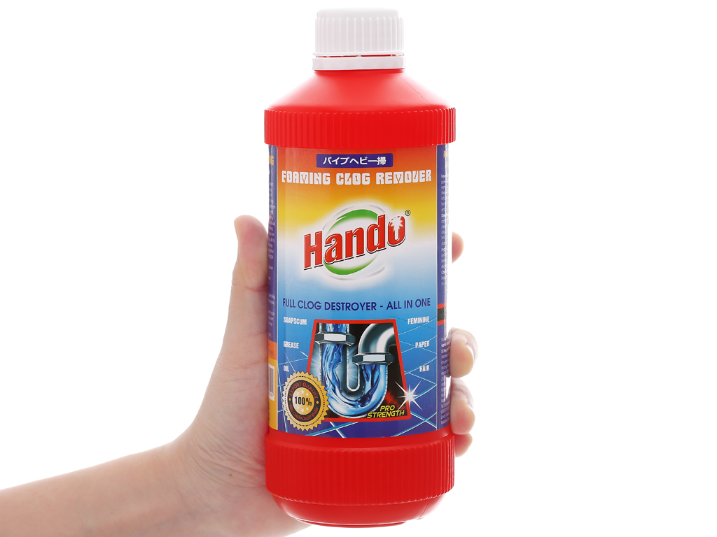 Nước thông cống Hando 570ml hàng xuất khẩu - Giá sỉ tại - Giá Tốt 168