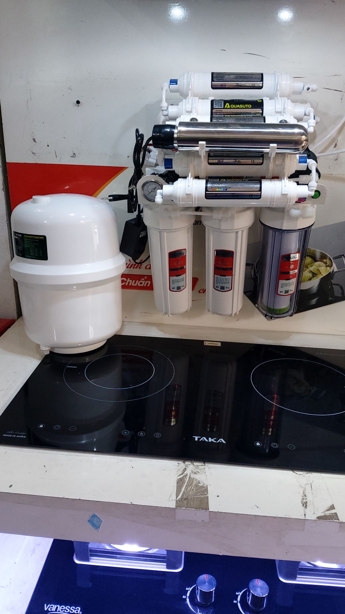 Máy lọc nước ro không vỏ tủ đèn uv aquafasf