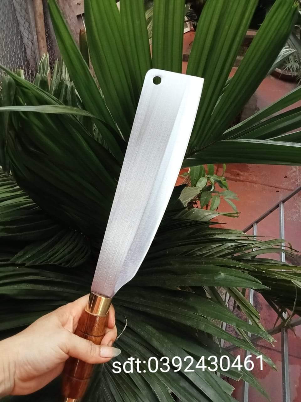 Dao chặt gà,thái thịt siêu sắc -thép trắng không rỉ