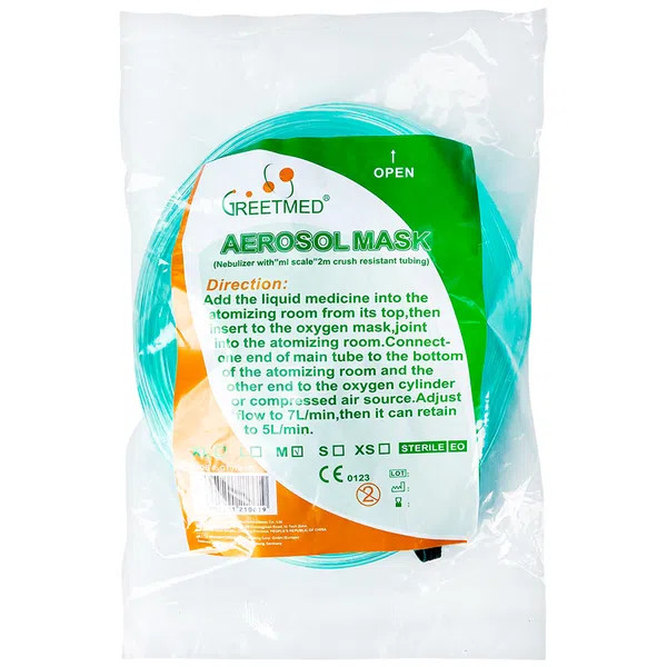 Mask xông khí dung Greetmed/PT Medical/Yudu,...(giao ngẫu nhiên)