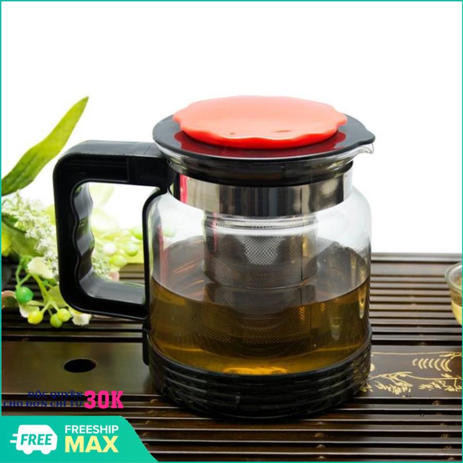 Ấm Pha Trà Và Cafe Đầu Lọc Inox 1800ml - Bình pha trà có lõi lọc - Bình lọc trà -Bình Pha Trà và Cà Phê 1800 ml - Bình đựng trà có lõi lọc cao cấp Home Wares