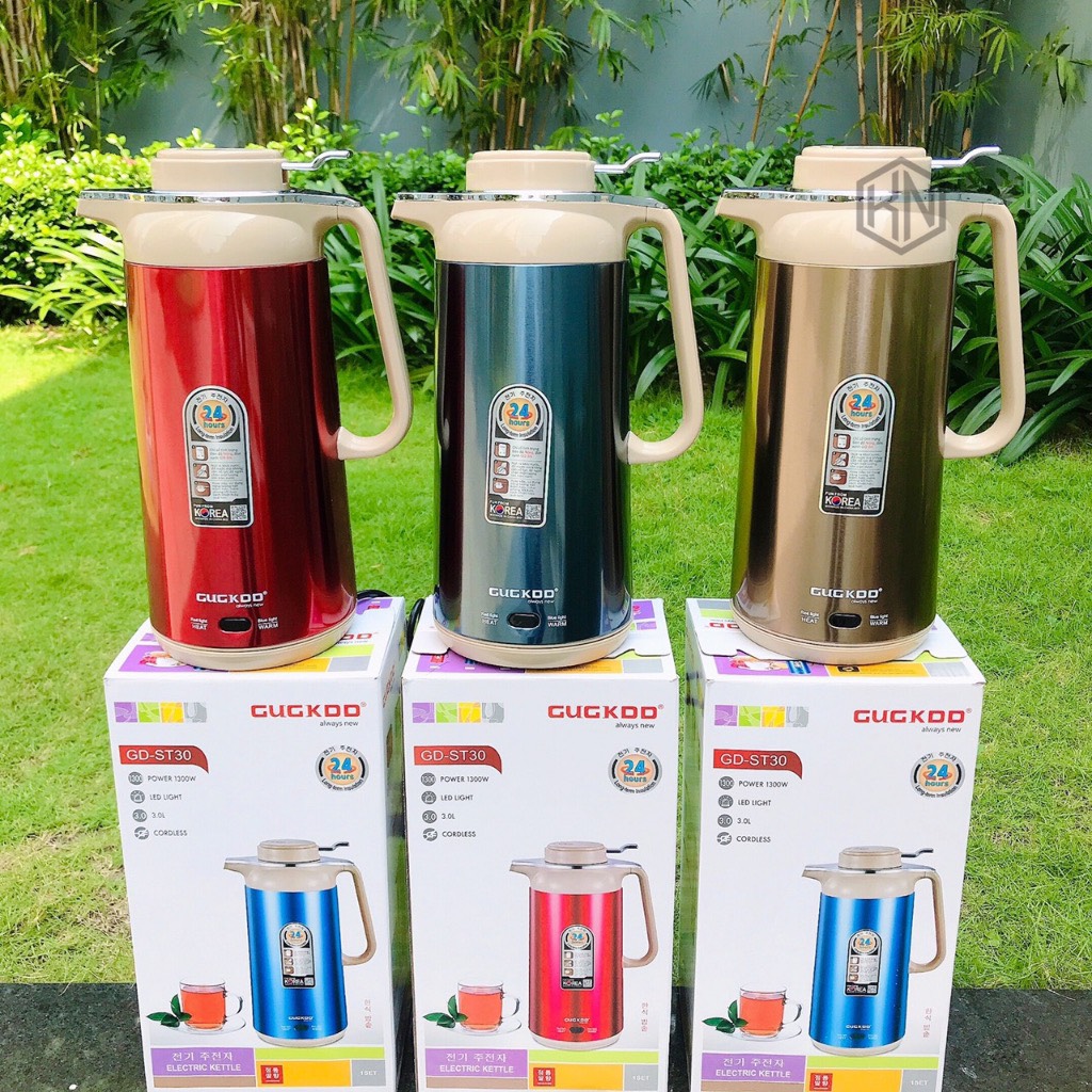 Ấm Đun Nước Siêu Tốc, Bình Nước Siêu Tốc Giữ Nhiệt GUGKOO, Dung Tích 3L Công Suất 1500W Nhanh Sôi, Tiện Lợi Cho Gia Đình Của Bạn, bảo hành 12 tháng
