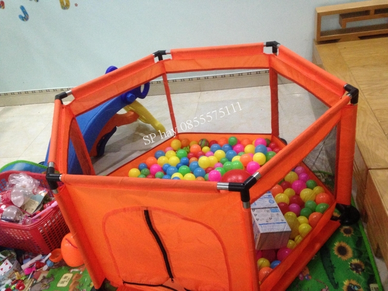 [miễn ship] Quây cũi, quây bóng Cao cấp khung inox