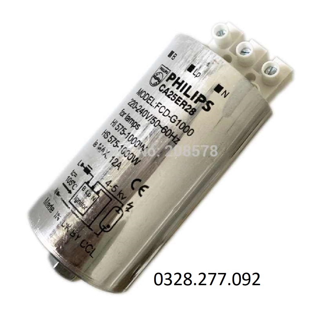 Tụ kích cho bộ đèn cao áp philips dùng cho bộ 1000w