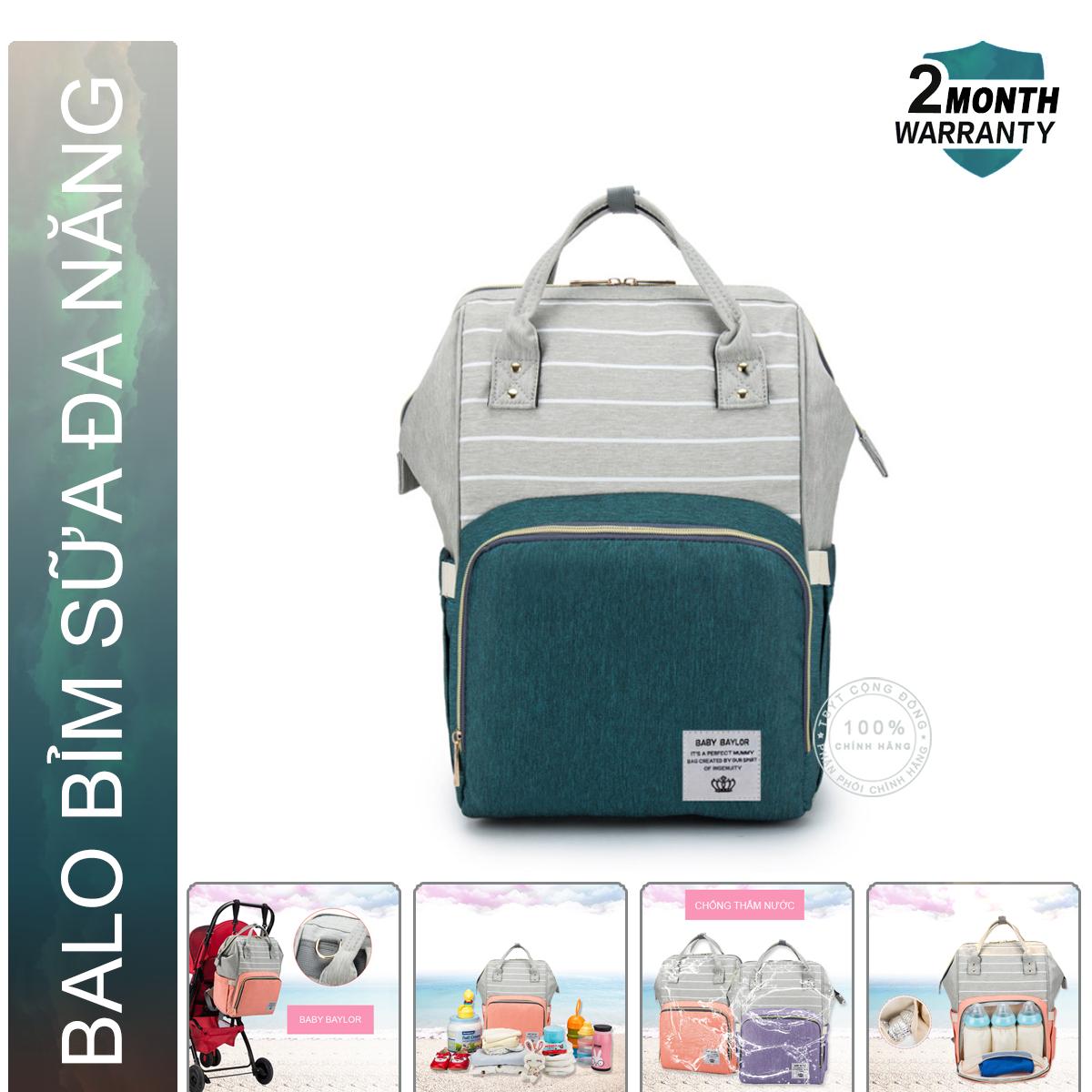 Balo bỉm sữa đa năng cho mẹ và bé baby baylor