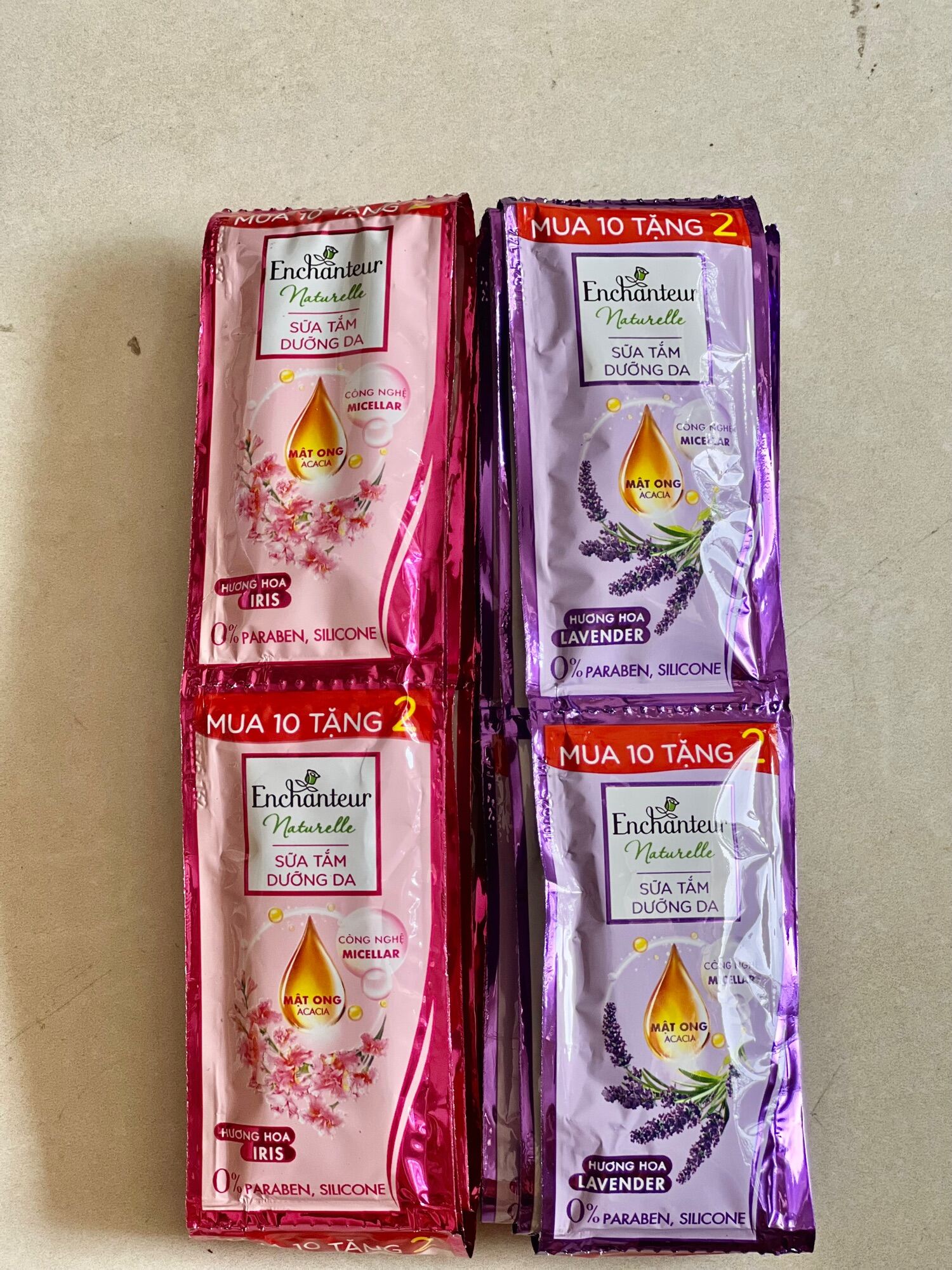 Dây sữa tắm Enchanteur Naturelle 6g