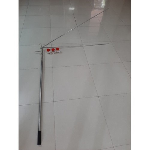 Bộ Sào Bẫy Chim Sẻ. Sào Rút Inox 3m Kèm Thanh Cuốn Keo Kèm 2 Lạng Keo Bẫy Chim Sẻ.