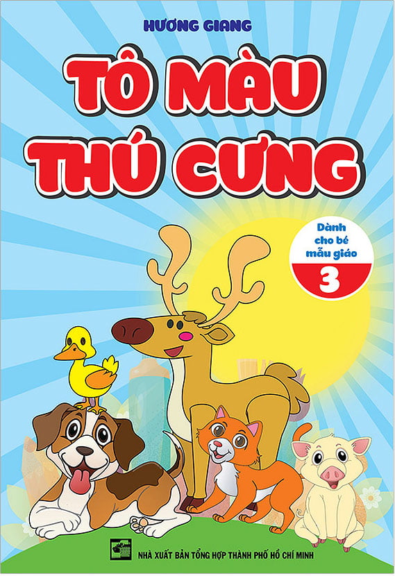 Fahasa - tô màu thú cưng - tập 3