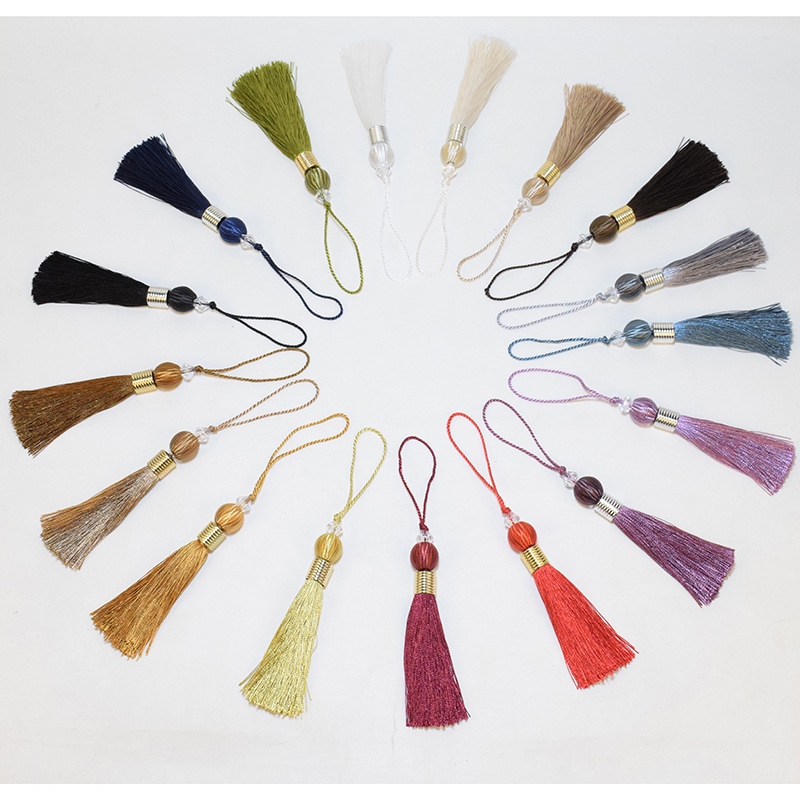 YD 2pcs lot 10cm Tassel with Hanging Rope Trim Decorative for Curtain Home