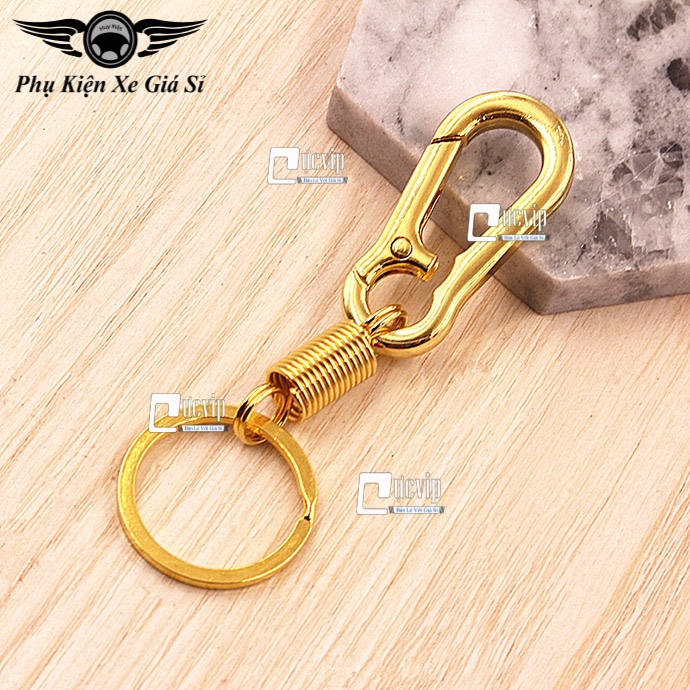 Móc Khóa Xe Hơi, Xe Máy Inox, Xi Vàng MS3346