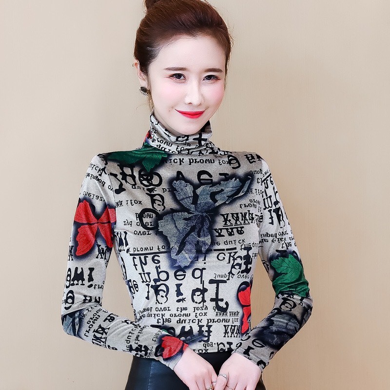 Áo thun cổ cao thu đông đủ size