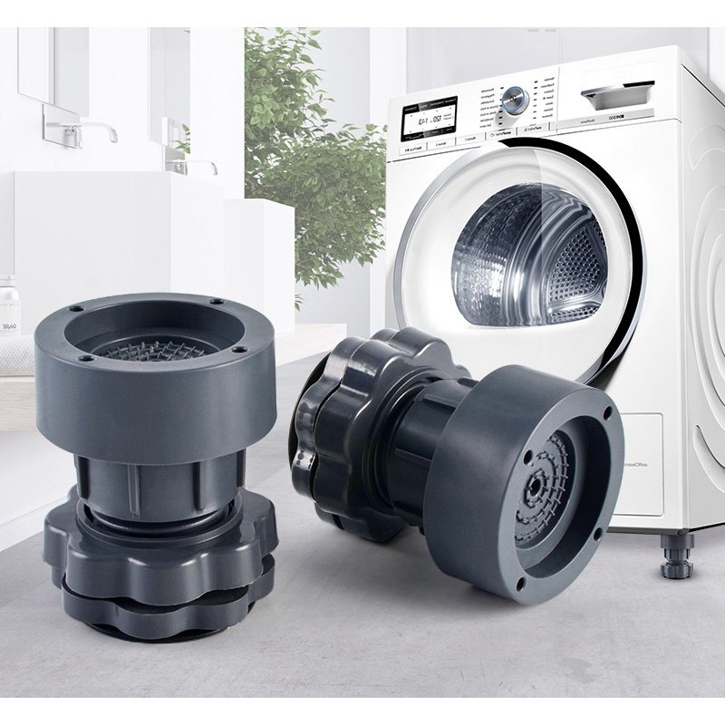 Bộ 4 chân đỡ chống rung máy giặt chân đỡ đa năng, đế chống rung lắc dùng kiểu mới