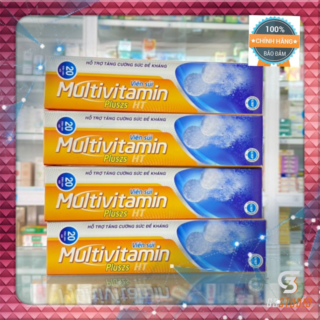 - Sủi Multivitamin Pluszs Tuýp 20v - Tăng sức đề kháng