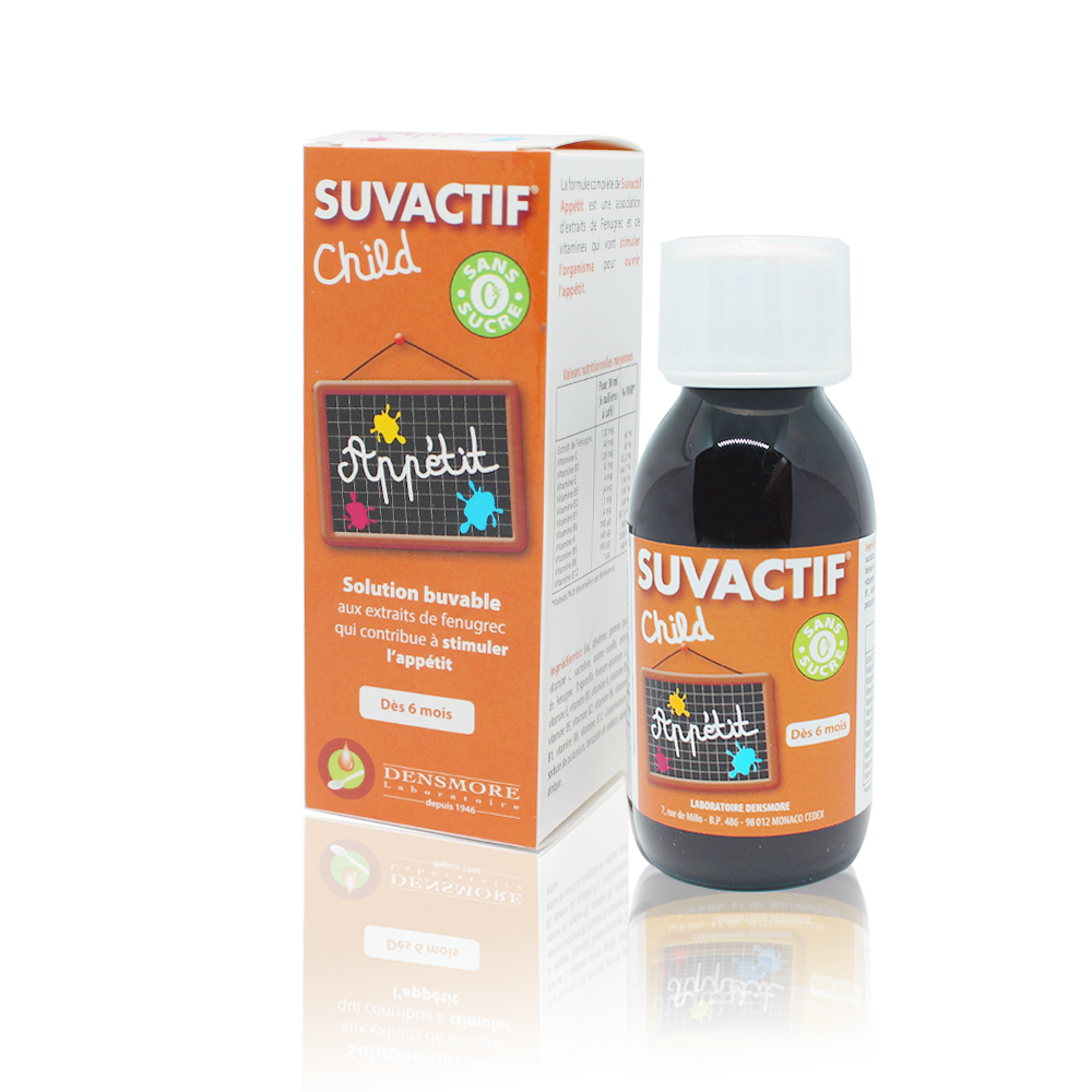 Siro ăn ngon, tăng cân tự nhiên cho trẻ cao cấp từ Pháp Suvactif Appétit