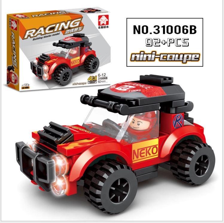 [Giá hủy diệt] Bộ đồ chơi lego ô tô đua thể thao cao cấp 100 chi tiết+