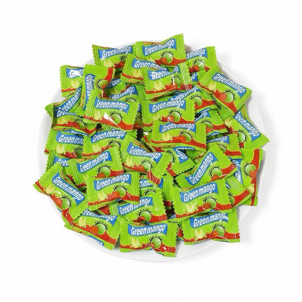 Kẹo xoài non muối ớt Green Mango 1KG - Bánh kẹo Tết đồ ăn vặt siêu ngon