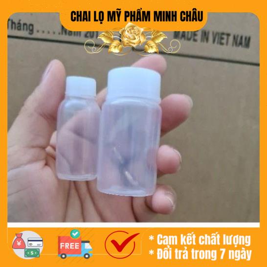 100 hủ nhựa mềm 10ml/15ml/30ml chiết dung dịch