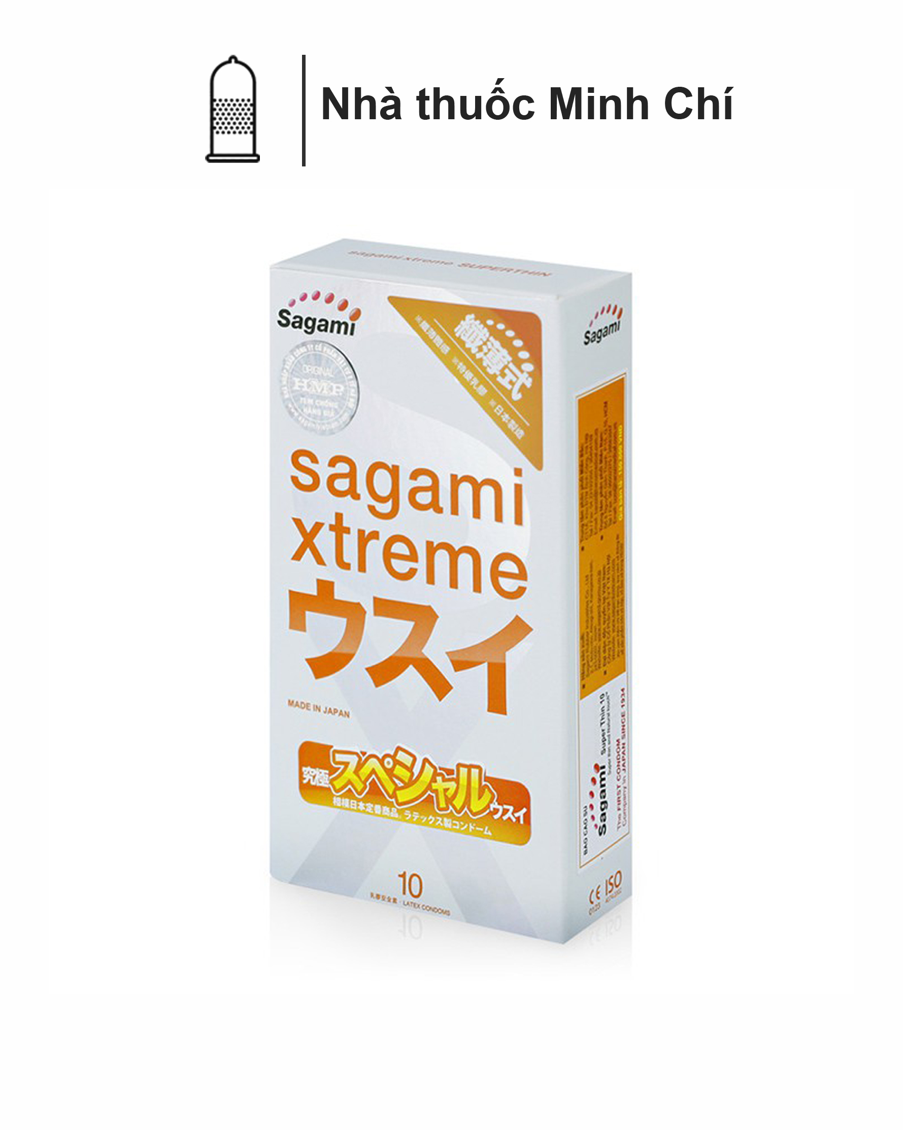 Bao cao su sagami siêu mỏng SuperThin (Hộp 10c)