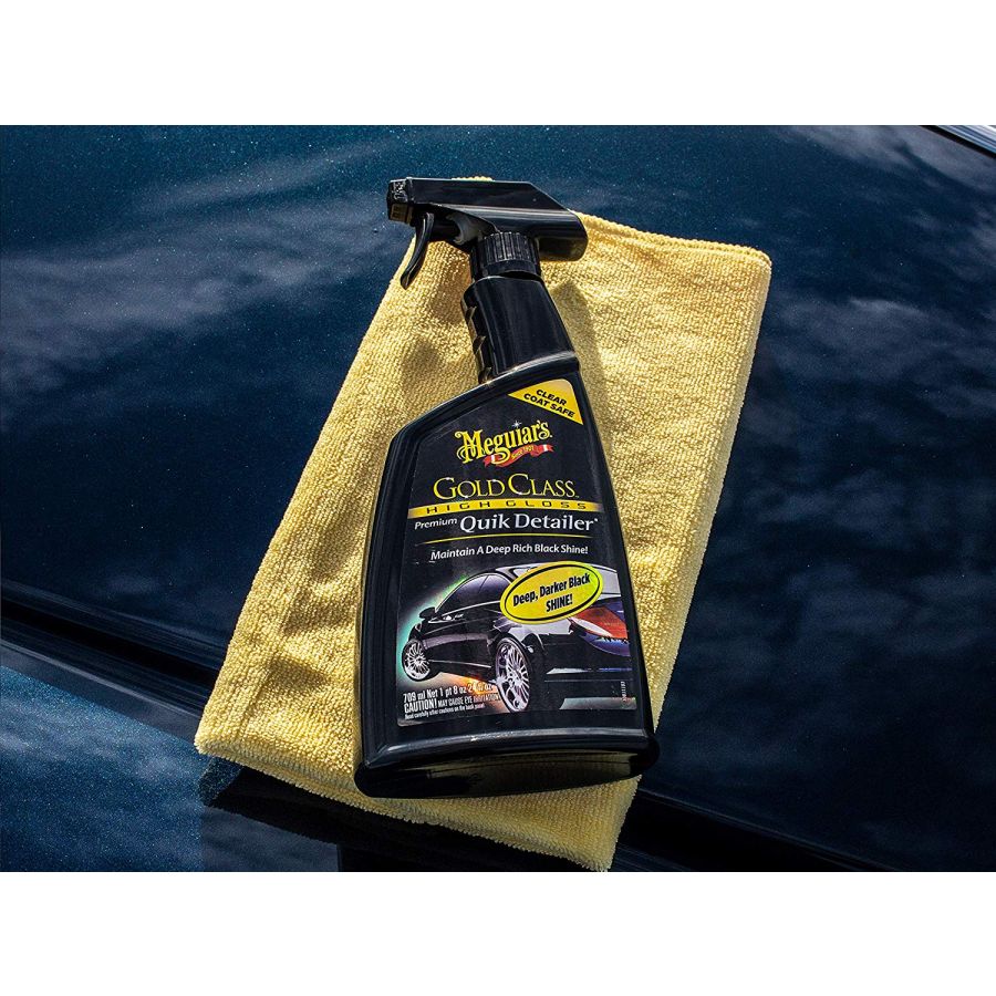 Meguiar's Dung dịch bảo dưỡng nhanh cho sơn xe dòng Gold Class - Gold Class Quik Detailer, G7624, 24 oz - 709ml